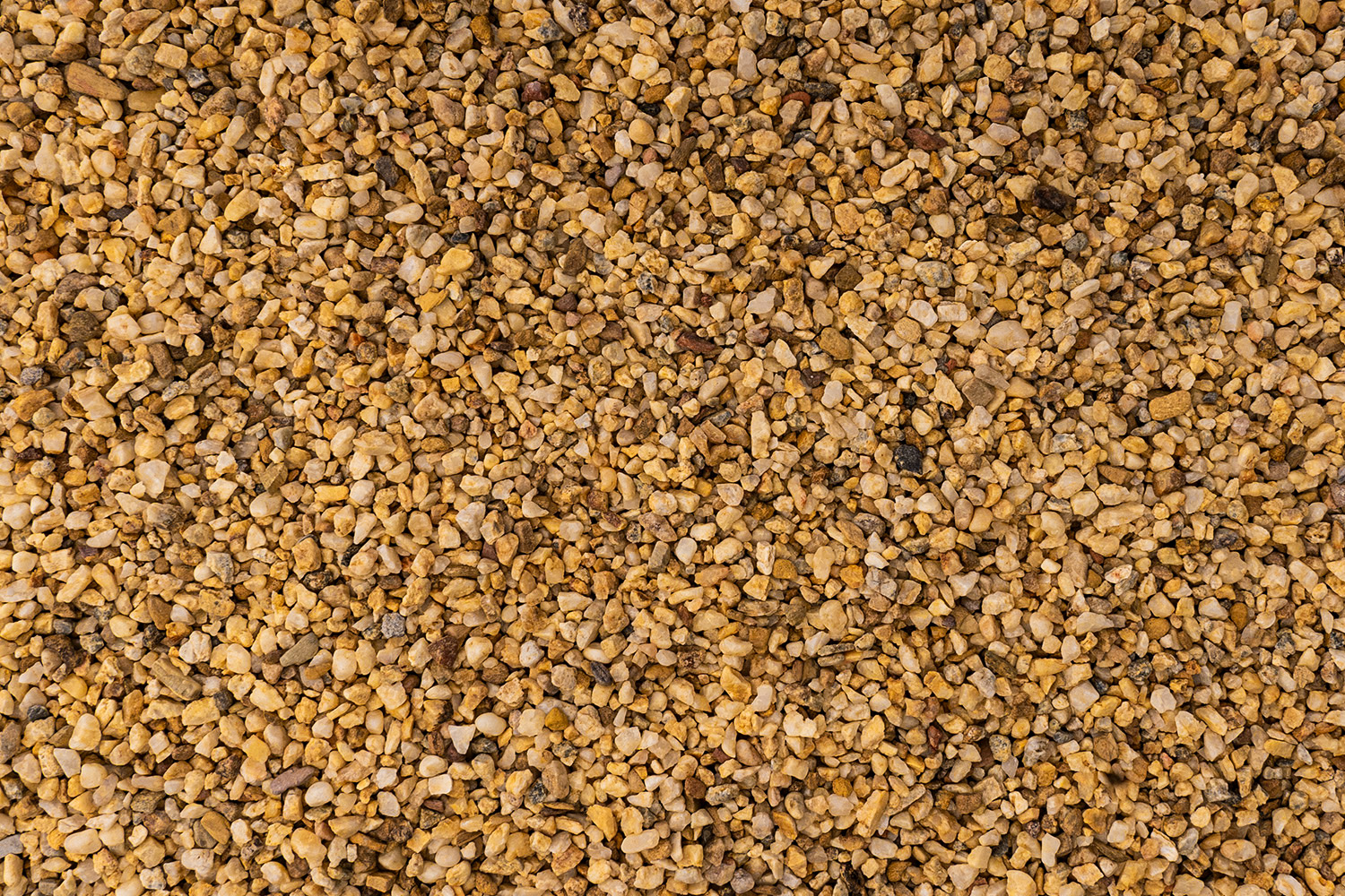 Nahaufnahme feiner gelber Zierkies